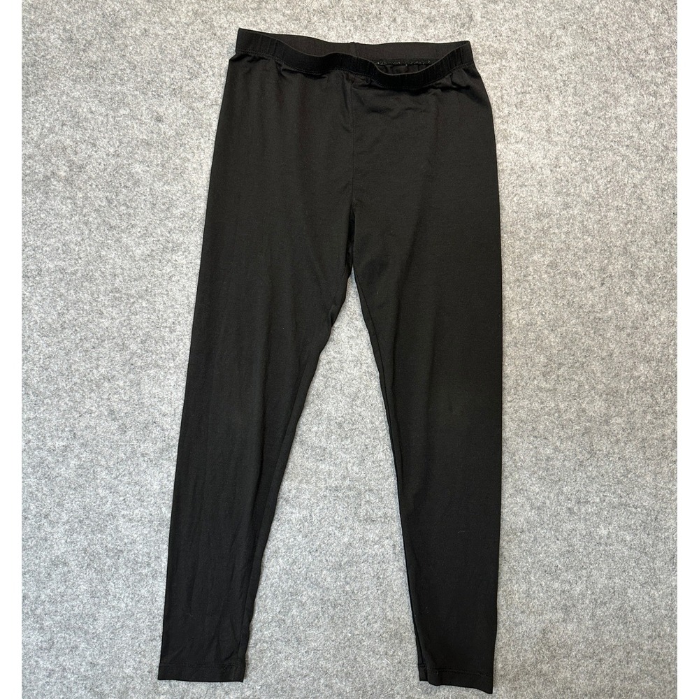 32 Degrees Heat Thermal Leggings Large Black Base Layer Stretch